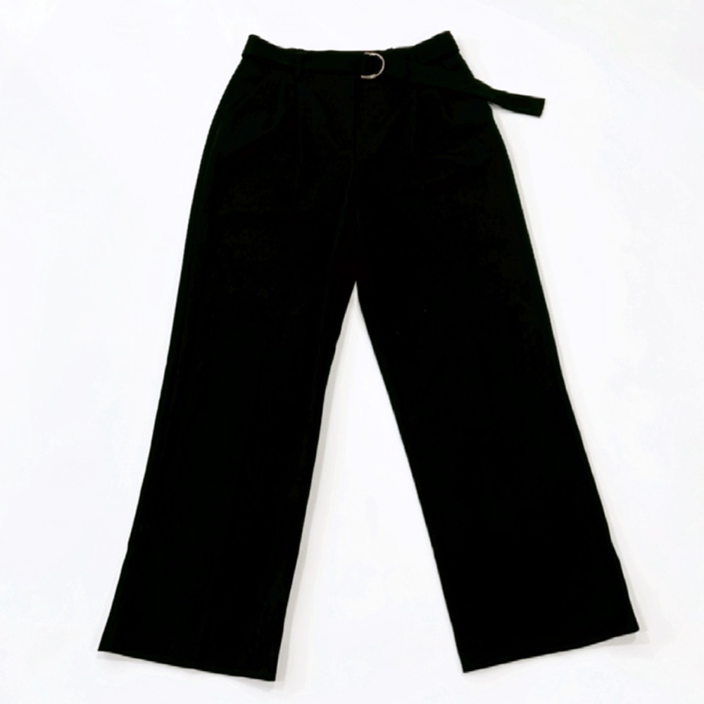Black Wide-leg Trousers